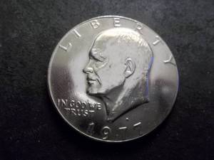 lot 52 image: 1977 S Ike  Dollar Proof