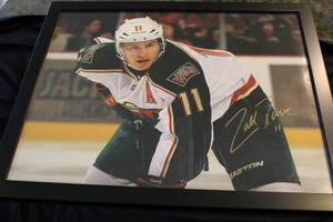 lot 2 image: Minnesota Wild Zach Parise Signed Photo
