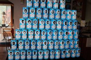 lot 20 image: Large Collection All Pro Royal Crown RC Football Cans Vikings Bears Steelers Bradshaw Eller Foreman