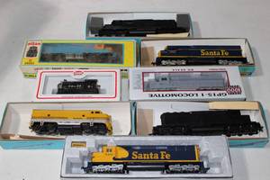 lot 97 image: Large Lot of HO Engines Kato Athearn and more