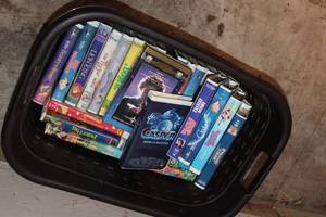 lot 161 image: Collection of Disney VHS
