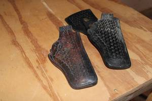 lot 163 image: 2 Leather Pistol Holsters