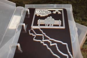 lot 110 image: 3 Books of Metal Die Cut Patterns  with Outdoor Themes