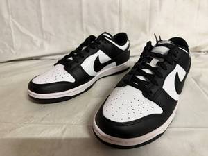 lot 36 image: Black and White Nike Dunk Low - Size 108.5