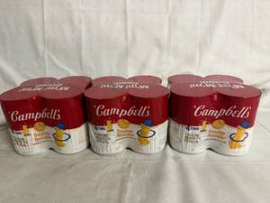 lot 164 image: 3 x 4ct Packs of Cambells Double Noodle Soup