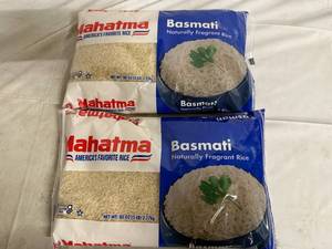 lot 175 image: 2 5lb Bags of Mahatma Basmati Rice