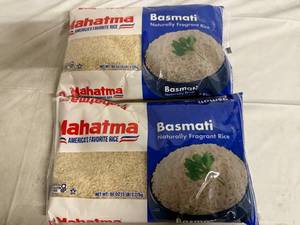 lot 176 image: 2 5lb Bags of Mahatma Basmati Rice