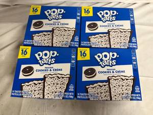 lot 179 image: 4 Boxes of Cookies and Creme Pop Tarts
