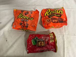 lot 211 image: 3 Bags of Reeses and Rolo