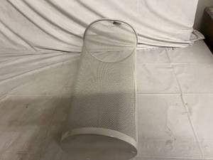 lot 80 image: White Mesh Garbage Bin
