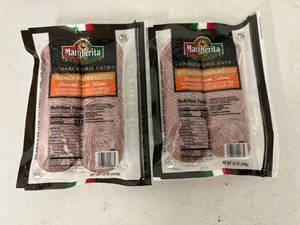 lot 54 image: E. 2x 12oz Margherita Uncured Genoa Salami-Charcuterie Cuts