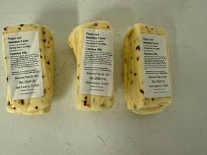 lot 63 image: UP. 3lbs Pepper Jack  Cheese