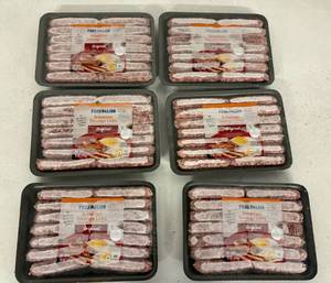 lot 72 image: A. 6x 12oz Orignal Breakfast Sausage Links