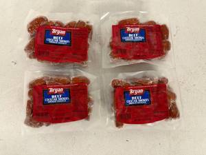 lot 81 image: G. 4x 12oz Beef Cocktail Smokies