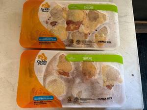 lot 98 image: DD. 2x Family Pack Chicken Thighs-Golden Plump