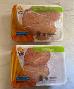 lot 104 image: DD. 2x Boneless Skinless Breast Fillets-Golden Plump