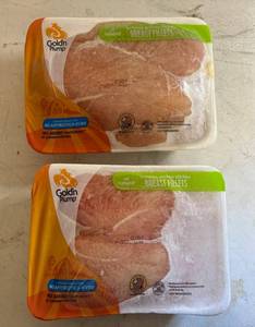 lot 105 image: DD. 2x Boneless Skinless Breast Fillets-Golden Plump
