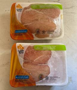 lot 106 image: DD. 2x Boneless Skinless Breast Fillets-Golden Plump