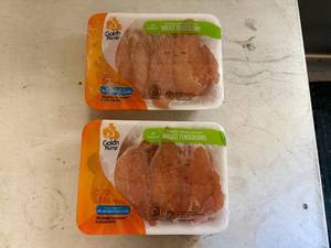 lot 108 image: DD. 2x Boneless Skinless Chicken Tenderloins-Golden Plump