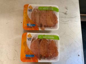 lot 109 image: DD. 2x Boneless Skinless Chicken Tenderloins-Golden Plump
