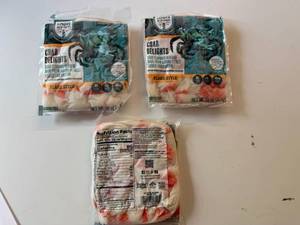 lot 130 image: AA. 3x 160z Crab Delights-Louis Kemp-22025