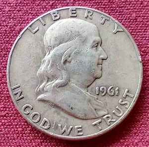 lot 11 image: 1961-D Franklin Half Dollar