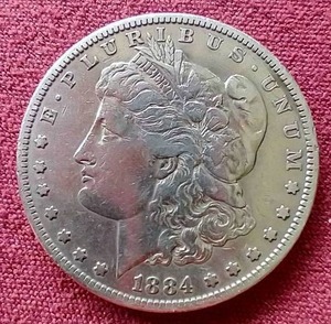 lot 18 image: 1884-S Morgan Dollar - Lower Mintage