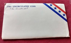 lot 20 image: 1982 Uncirculated Penny Set (7 Coins)