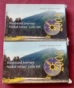lot 48 image: 2004 & 2006 Westward Journey Nickel Sets