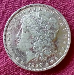 lot 72 image: 1892 Morgan Dollar - Rare Date