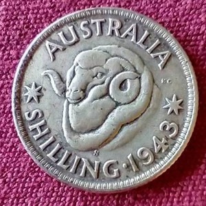 lot 110 image: 1943 Australia Silver Shilling