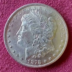 lot 117 image: 1878-CC Morgan Dollar - Gorgeous