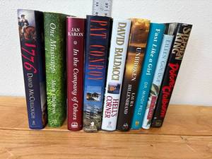 lot 59-J2025 image: 9 Hardcover Books  Great Summer & Fall Reads
