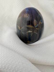 lot 146-J2025 image: Stunning Dooley Mitchell Crystalline Glazed Porcelain Egg