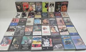 lot 126 image: Lot of 40 Vintage Mostly Rock & Roll Cassette Tapes #5
