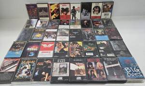 lot 127 image: Lot of 40 Vintage Mostly Rock & Roll Cassette Tapes #6