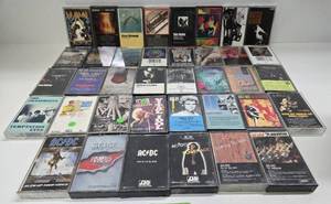 lot 129 image: Lot of 38 Vintage Mostly Rock & Roll Cassette Tapes #8