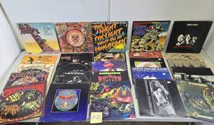 lot 2 image: Lot of Assorted Vintage Vinyl Rock & Roll Records #2