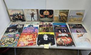 lot 23 image: Lot of Assorted Vintage Vinyl Rock & Roll Records #23