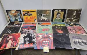 lot 24 image: Lot of Assorted Vintage Vinyl Rock & Roll Records #24