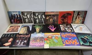 lot 49 image: Lot of Assorted Vintage Vinyl Rock & Roll Records #49