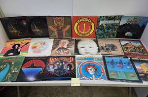 lot 54 image: Lot of Assorted Vintage Vinyl Rock & Roll Records #54