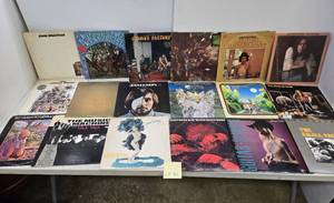 lot 71 image: Lot of Assorted Vintage Vinyl Rock & Roll Records #71