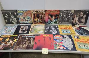 lot 92 image: Lot of Assorted Vintage Vinyl Rock & Roll Records #92
