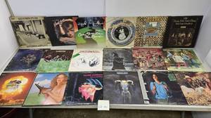 lot 101 image: Lot of Assorted Vintage Vinyl Rock & Roll Records #101