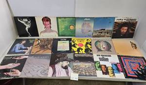 lot 107 image: Lot of Assorted Vintage Vinyl Rock & Roll Records #107