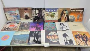 lot 114 image: Lot of Assorted Vintage Vinyl Rock & Roll Records #114