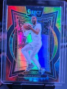 lot 16 image: JULIUS RANDLE 2024-25 PANINI SELECT CONCOURSE TIE-DYE 0825