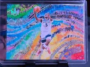lot 32 image: ANTHONY EDWARDS 2024-25 PANINI COURT KINGS ARTISTRY IN MOTION 122125