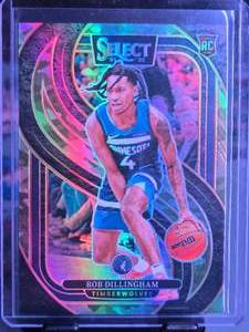 lot 33 image: ROB DILLINGHAM 2024-25 PANINI SELECT CAMOUFLAGE PREMIER LEVEL ROOKIE CARD 101125